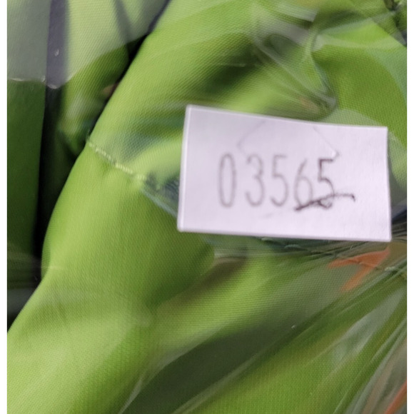 Lands End Puffer Vest Womens Small Green Blue Full Zipper Pockets Sleeveless - Picture 11 of 11